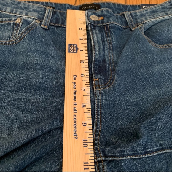 TALBOTS Everyday Relaxed Jeans women's Blue Jeans size 10 ankle length NWT - Picture 8 of 16